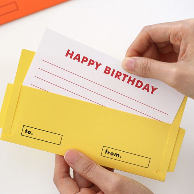 メールボックスカード Birthday